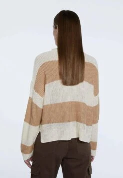 Stradivarius MIT STREIFEN - Strickpullover - Beige 8 Stradivarius MIT STREIFEN - Strickpullover - Beige -Stradivarius Deutschland Verkaufs-Shop 489843f8d6db451fb06941baffe09232