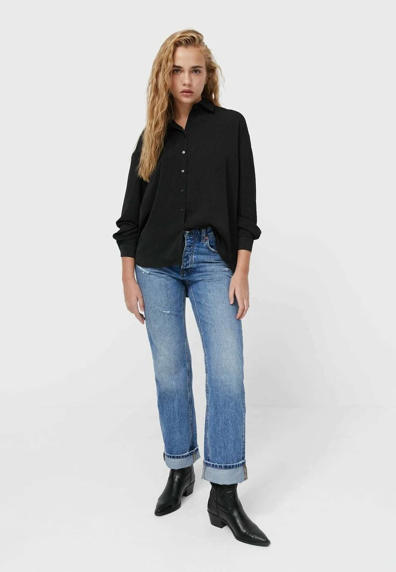 Stradivarius Hemdbluse - Black 2 Stradivarius Hemdbluse - Black – Bild 2