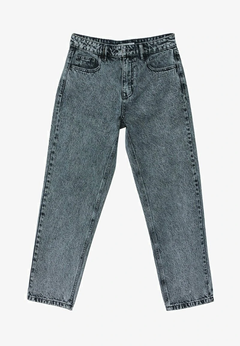 Stradivarius MID-RISE MOM - Jeans Straight Leg - Black Denim 5 Stradivarius MID-RISE MOM - Jeans Straight Leg - Black Denim – Bild 5