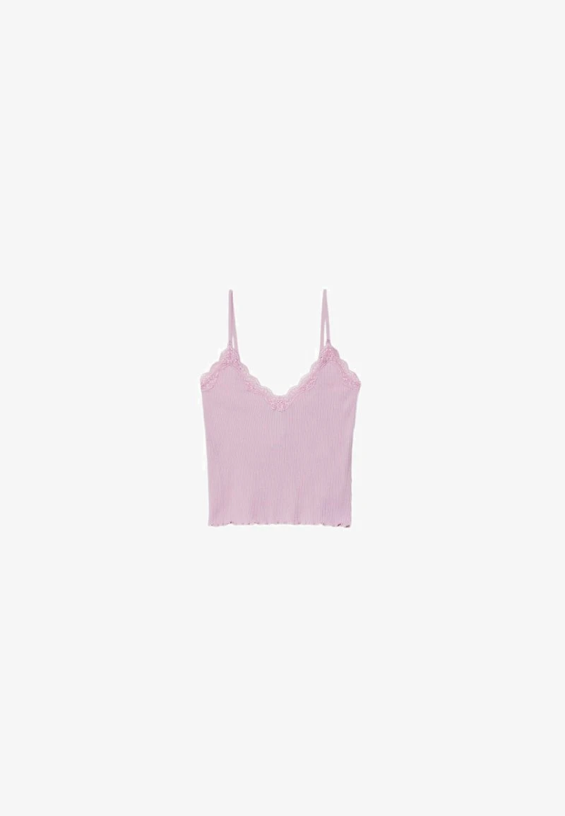 Stradivarius TRIMMED STRAPPY - Top - Light Pink 5 Stradivarius TRIMMED STRAPPY - Top - Light Pink – Bild 5
