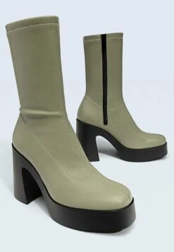 Stradivarius PLATEAU - High Heel Stiefelette - Grey 9 Stradivarius PLATEAU - High Heel Stiefelette - Grey -Stradivarius Deutschland Verkaufs-Shop 4cc538125f9d45d3a808e4ff88a07d44