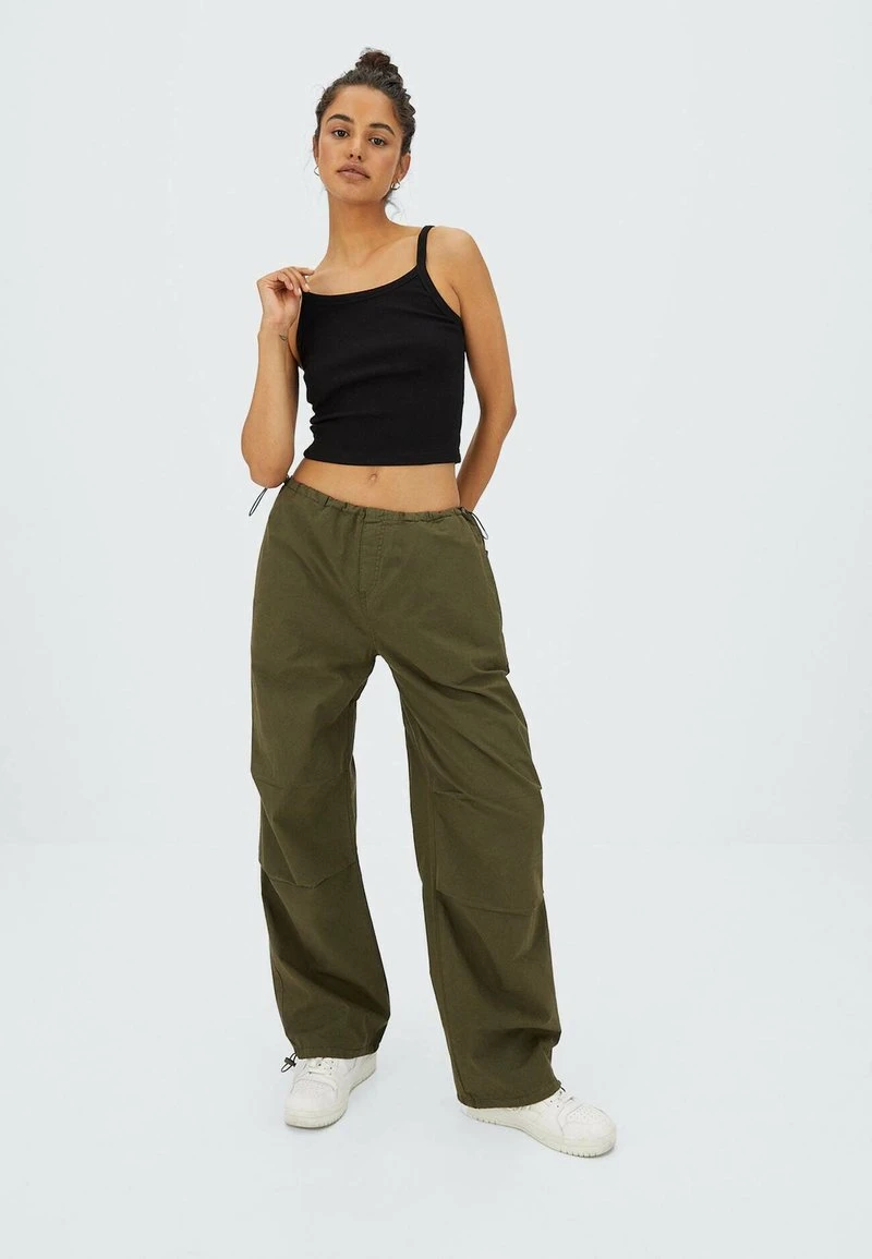 Stradivarius MIT RACERBACK - Top - Black 2 Stradivarius MIT RACERBACK - Top - Black – Bild 2