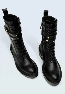 Stradivarius FLACHE MIT NIETEN 19451170 - Schnürstiefelette - Black 8 Stradivarius FLACHE MIT NIETEN 19451170 - Schnürstiefelette - Black -Stradivarius Deutschland Verkaufs-Shop 4d9dc183ed174140a84a9eda6e8cd8d0