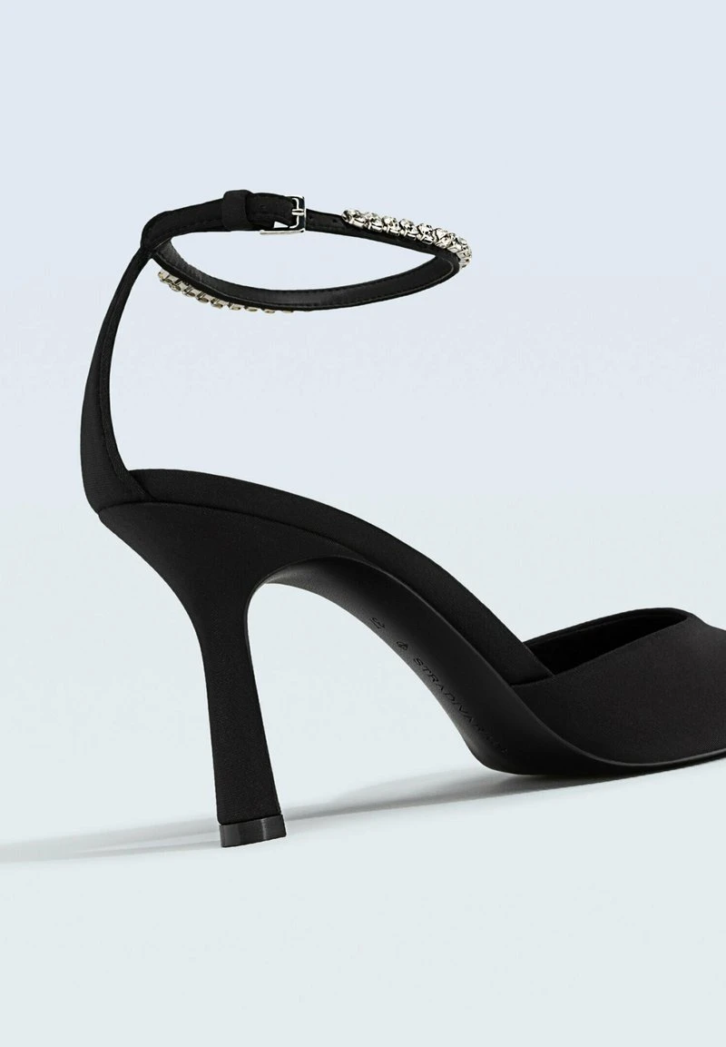 Stradivarius WITH RHINESTONES - High Heel Pumps - Black 5 Stradivarius WITH RHINESTONES - High Heel Pumps - Black – Bild 5