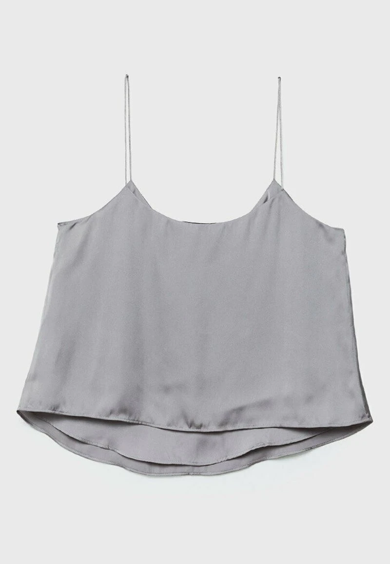 Stradivarius WITH THIN STRAPS - Top - Grey 6 Stradivarius WITH THIN STRAPS - Top - Grey – Bild 6