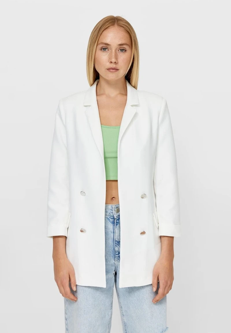 Stradivarius Blazer - White 6 Stradivarius Blazer - White – Bild 6