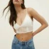 Stradivarius PADDED - Bustier - Off White