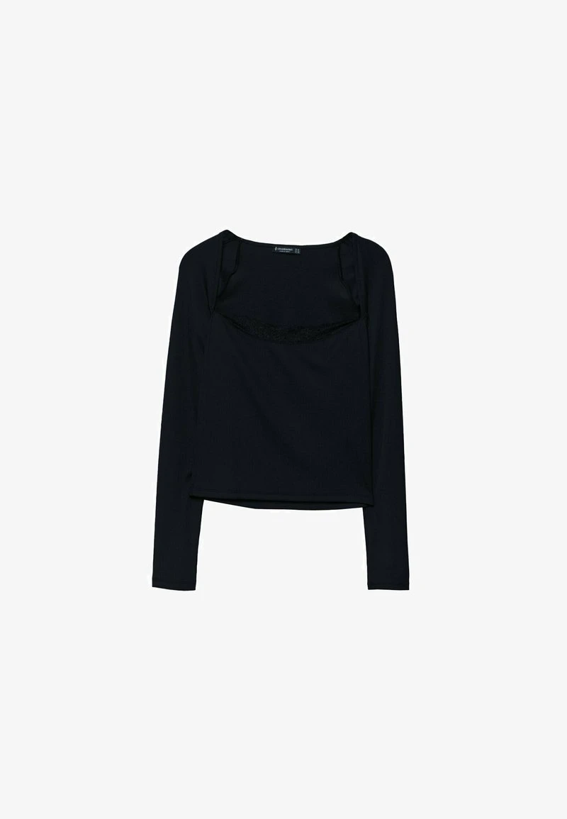 Stradivarius Langarmshirt - Black 5 Stradivarius Langarmshirt - Black – Bild 5