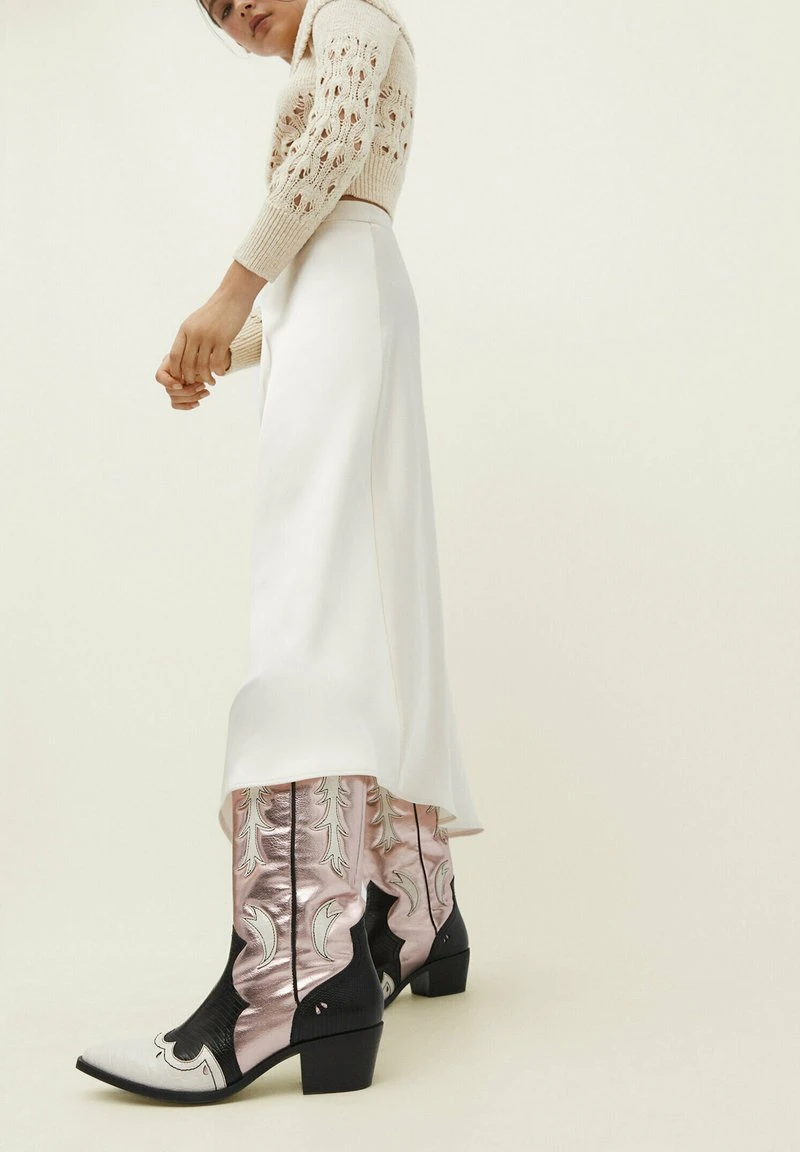 Stradivarius LAYER - Maxirock - Off White 4 Stradivarius LAYER - Maxirock - Off White – Bild 4