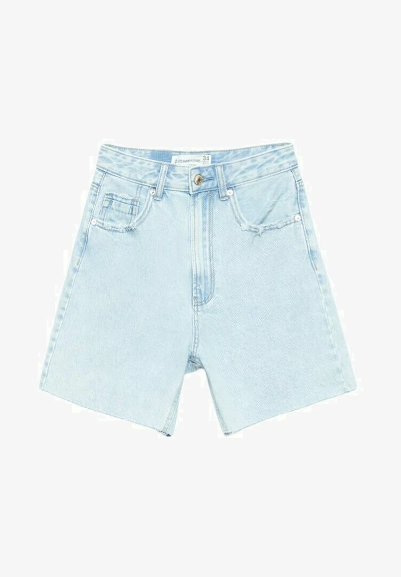 Stradivarius Jeans Shorts - Mottled Royal Blue 4 Stradivarius Jeans Shorts - Mottled Royal Blue – Bild 4