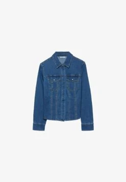 Stradivarius Hemdbluse - Dark Blue Denim -Stradivarius Deutschland Verkaufs-Shop 5205a1fae86144ff9bcd246ddfaacaf6