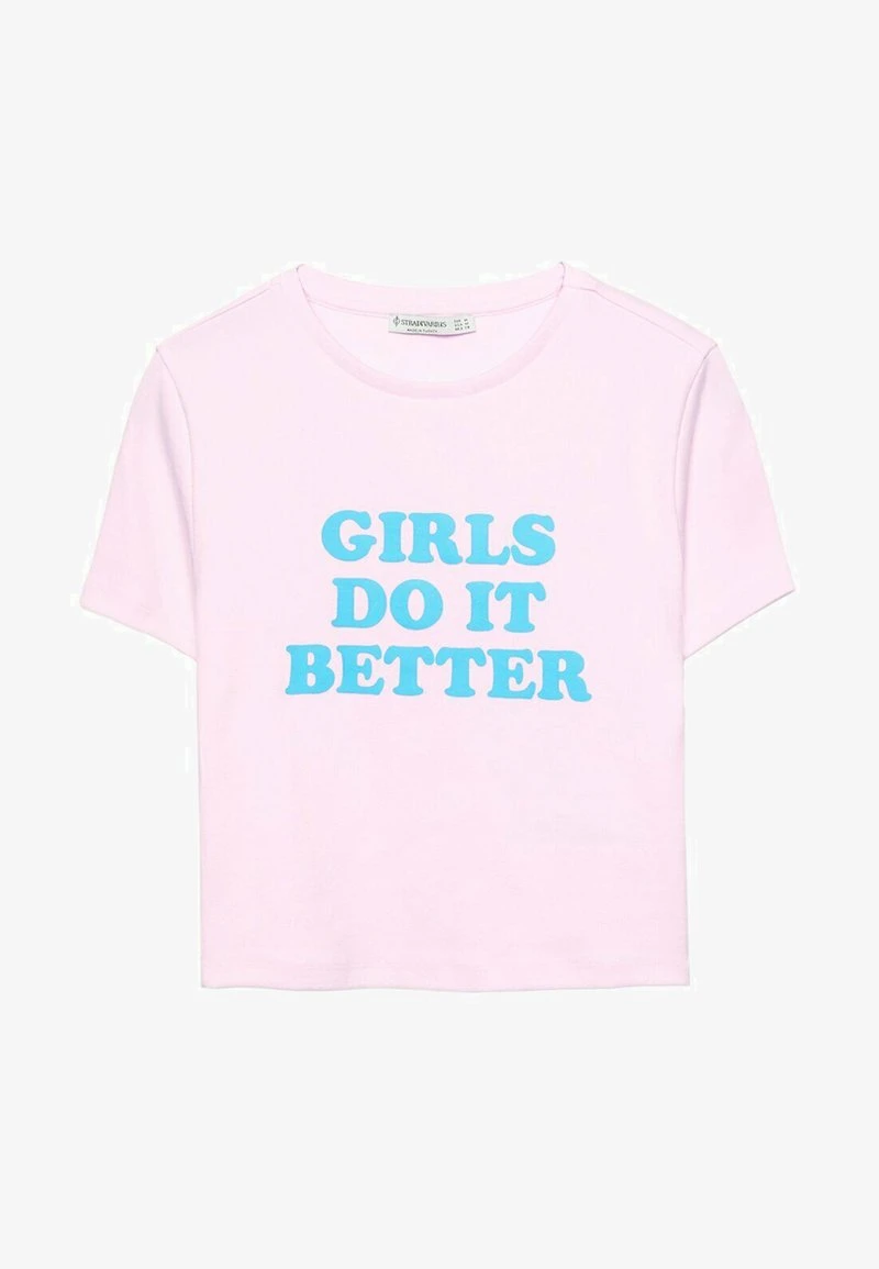 Stradivarius T-Shirt Print - Light Pink 5 Stradivarius T-Shirt Print - Light Pink – Bild 5