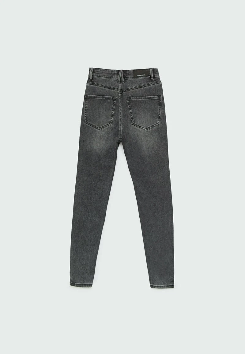 Stradivarius MIT SEHR HOHEM BUND - Jeans Skinny Fit - Light Grey 6 Stradivarius MIT SEHR HOHEM BUND - Jeans Skinny Fit - Light Grey – Bild 6