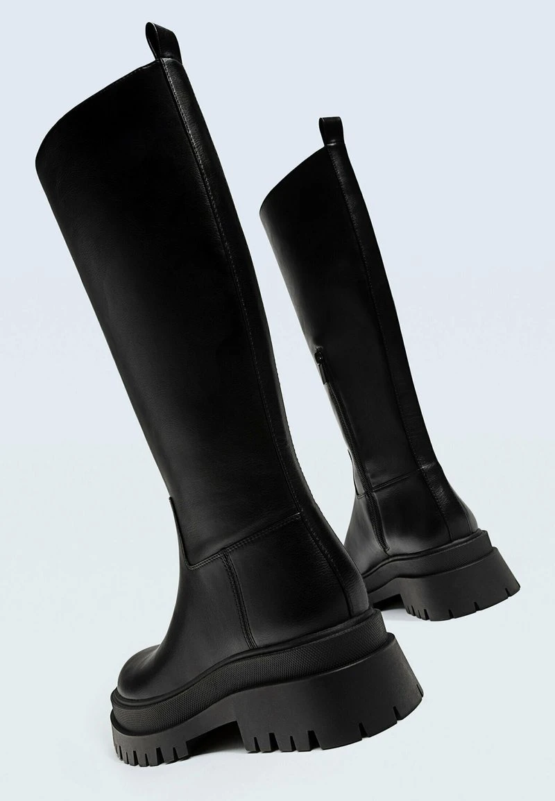 Stradivarius Plateaustiefel - Black 3 Stradivarius Plateaustiefel - Black – Bild 3