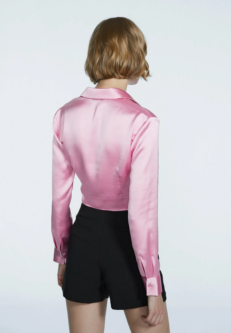 Stradivarius MIT ABNÄHER - Hemdbluse - Light Pink 3 Stradivarius MIT ABNÄHER - Hemdbluse - Light Pink – Bild 3