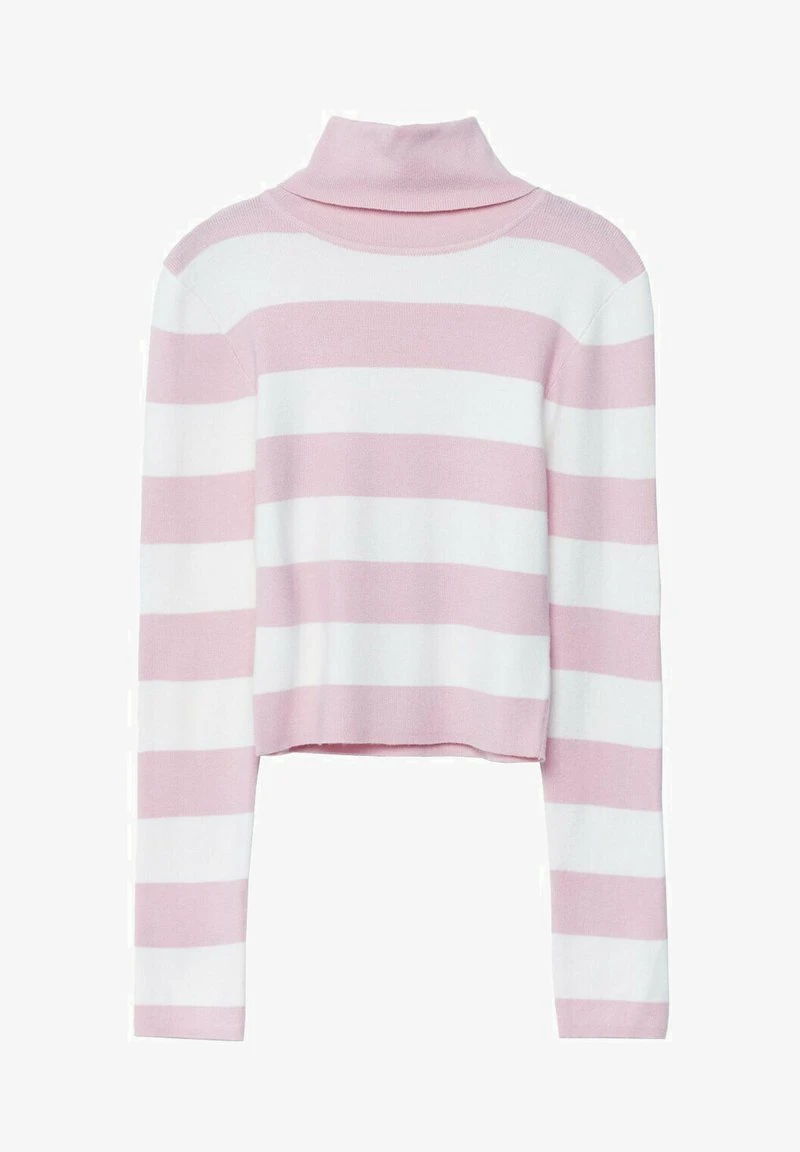 Stradivarius LANGER - Strickpullover - Light Pink 5 Stradivarius LANGER - Strickpullover - Light Pink – Bild 5