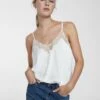 Stradivarius TRIMMED - Top - White