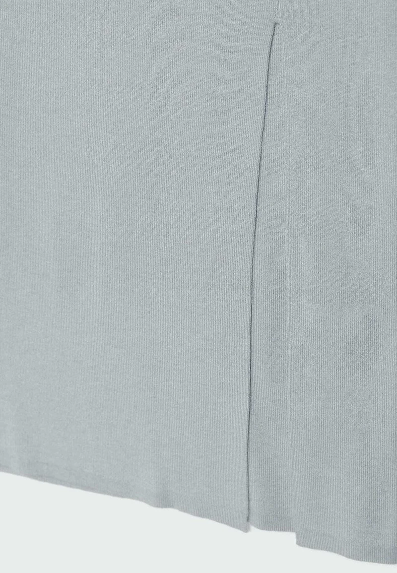 Stradivarius MIT SCHLITZ - Bleistiftrock - Silver 6 Stradivarius MIT SCHLITZ - Bleistiftrock - Silver – Bild 6