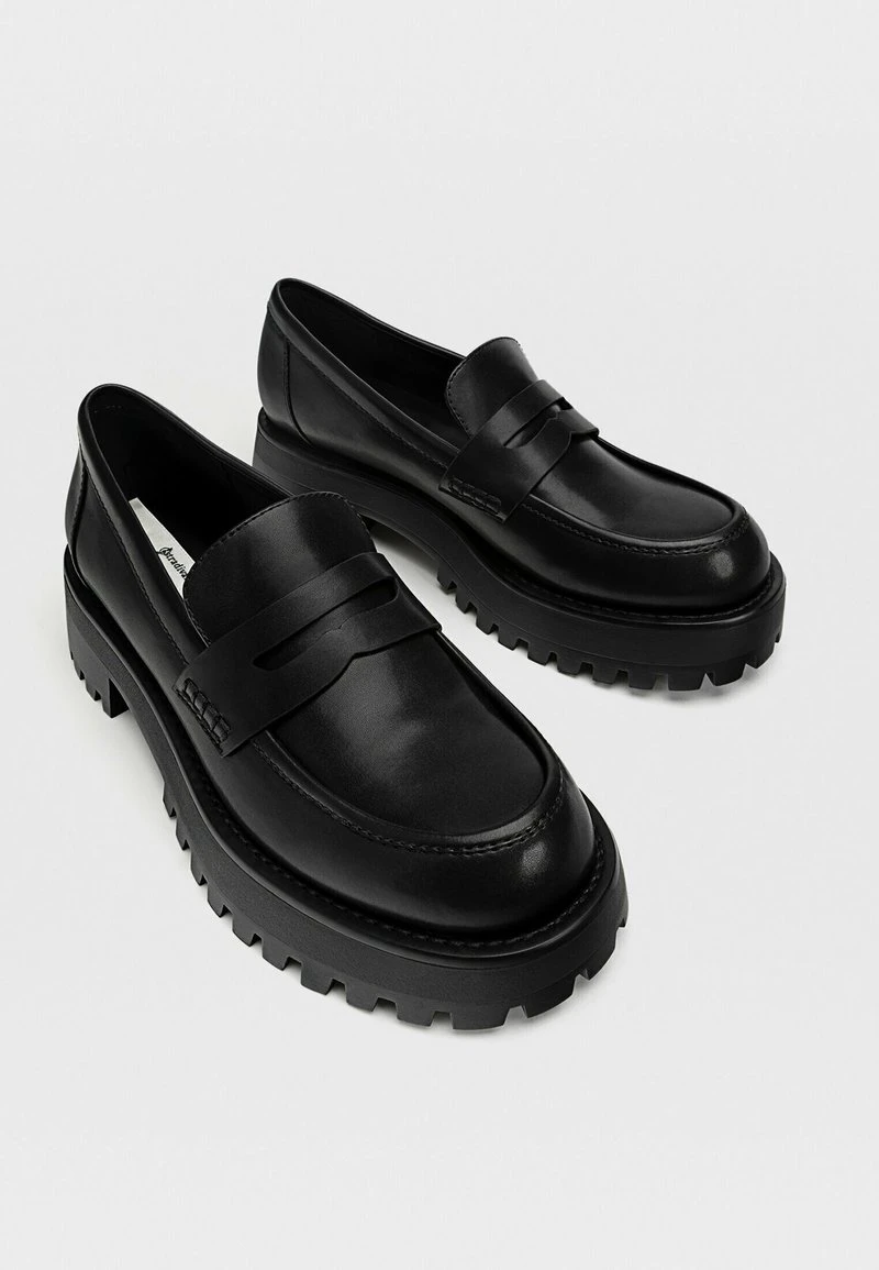 Stradivarius WIDE - Slipper - Black 6 Stradivarius WIDE - Slipper - Black – Bild 6