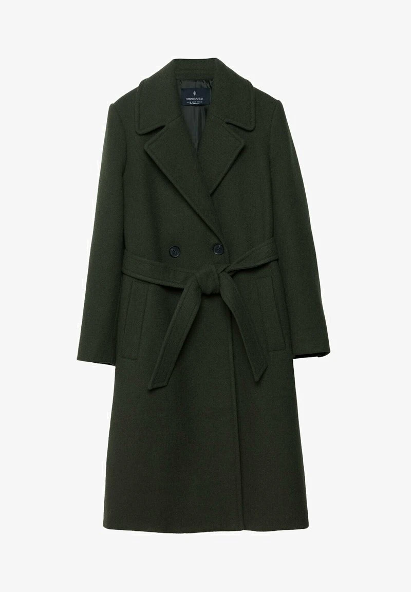 Stradivarius BASIC MIT GÜRTEL - Klassischer Mantel - Khaki 5 Stradivarius BASIC MIT GÜRTEL - Klassischer Mantel - Khaki – Bild 5