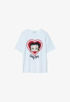 Stradivarius BETTY BOOP - T-Shirt Print - White 10 Stradivarius BETTY BOOP - T-Shirt Print - White -Stradivarius Deutschland Verkaufs-Shop 5be1a4f21cd944a9855a9d03bfefb0dd