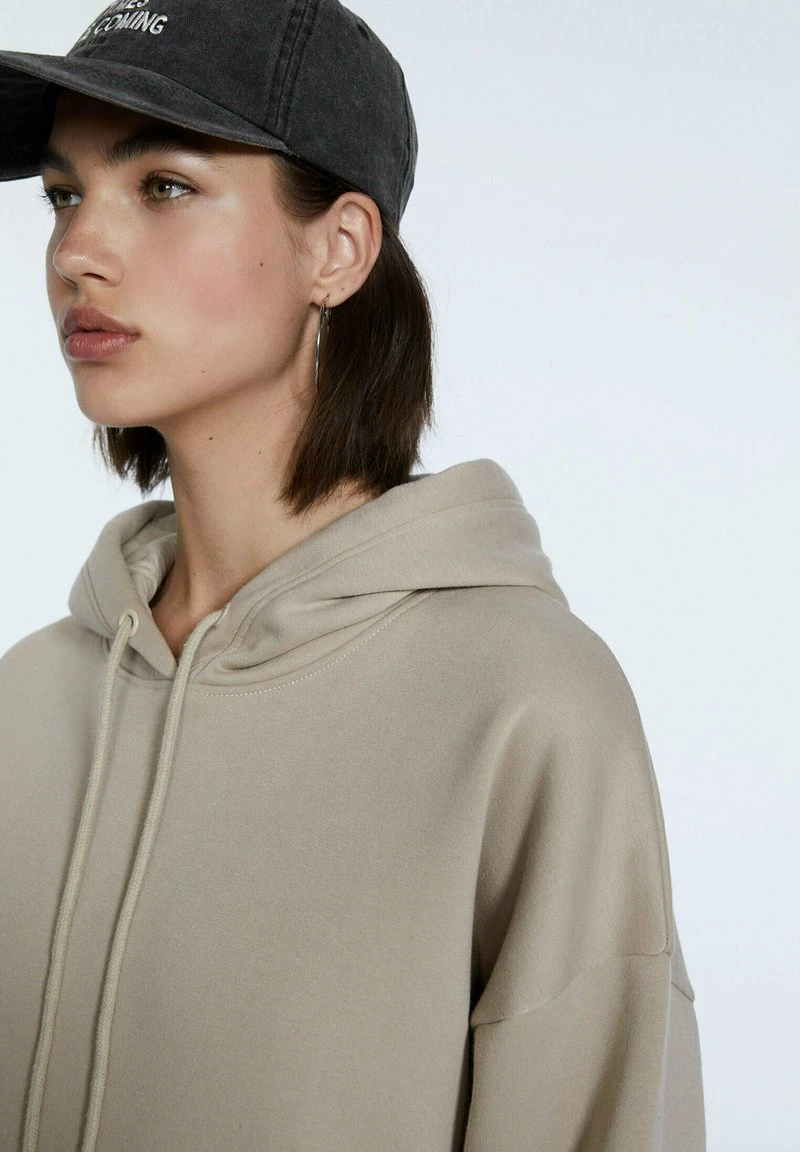 Stradivarius Kapuzenpullover - Stone 4 Stradivarius Kapuzenpullover - Stone – Bild 4