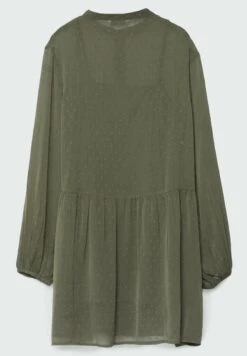 Stradivarius MIT MAOKRAGEN - Blusenkleid - Green -Stradivarius Deutschland Verkaufs-Shop 5c68a398b8c64bccbcab2bc31d2951c2