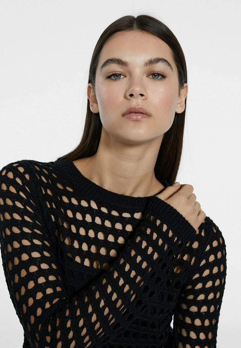 Stradivarius Strickpullover - Black 4 Stradivarius Strickpullover - Black – Bild 4