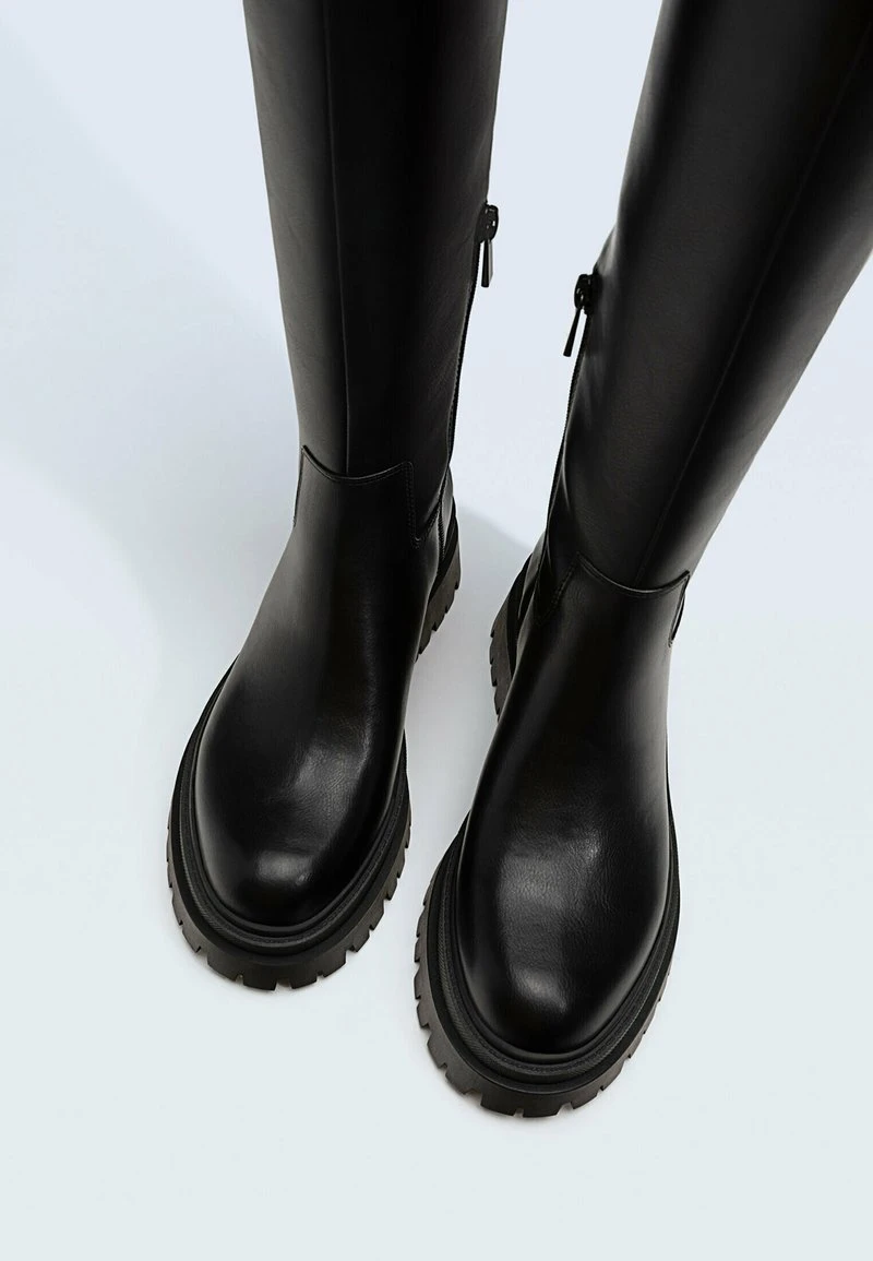 Stradivarius Plateaustiefel - Black 4 Stradivarius Plateaustiefel - Black – Bild 4