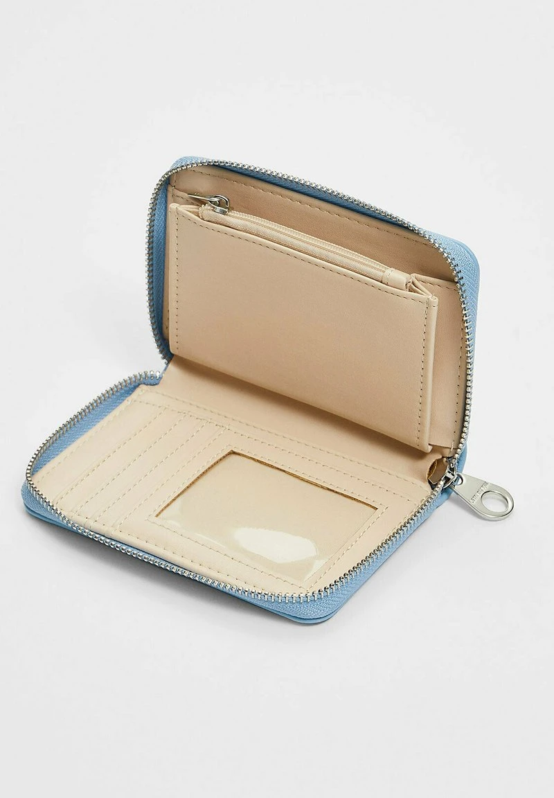 Stradivarius TEXTURED SQUARE - Geldbörse - Mottled Light Blue 3 Stradivarius TEXTURED SQUARE - Geldbörse - Mottled Light Blue – Bild 3