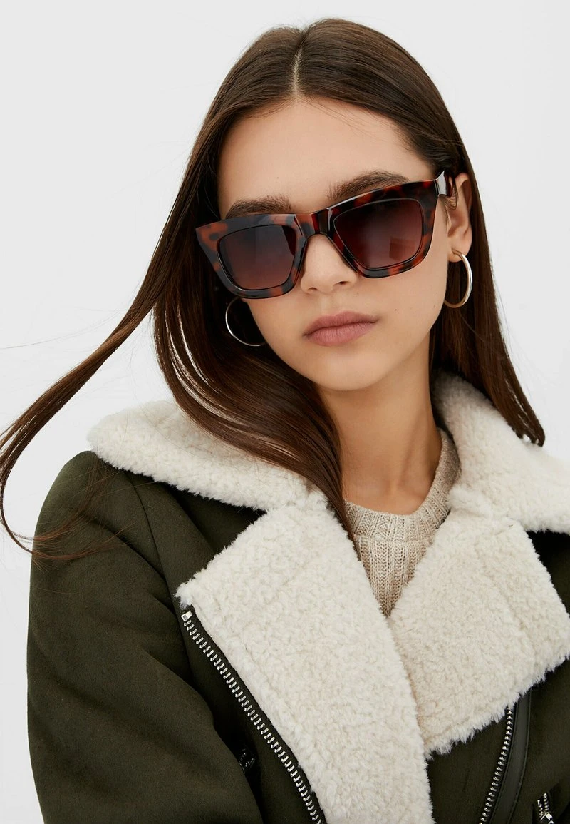 Stradivarius SCHILDPATTOPTIK - Sonnenbrille - Brown 1 Stradivarius SCHILDPATTOPTIK - Sonnenbrille - Brown