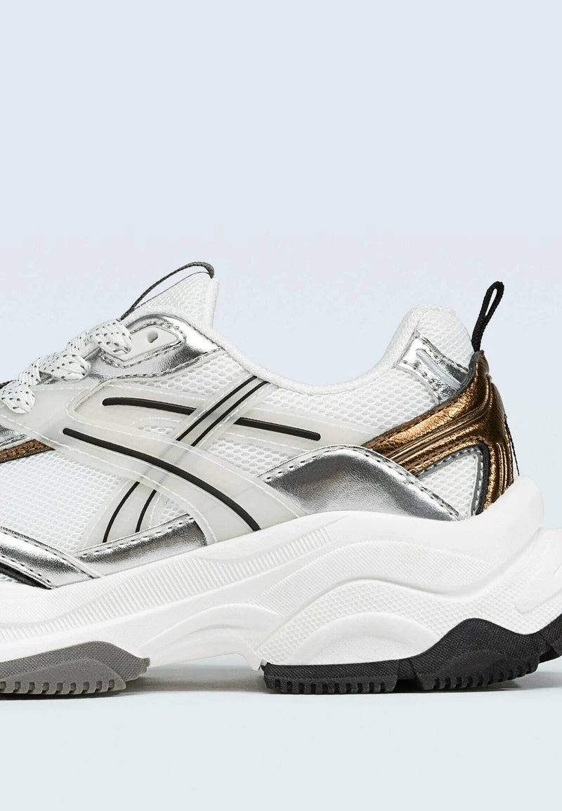 Stradivarius MIT MEHREREN ELEMENTEN - Sneaker Low - Off White 3 Stradivarius MIT MEHREREN ELEMENTEN - Sneaker Low - Off White – Bild 3