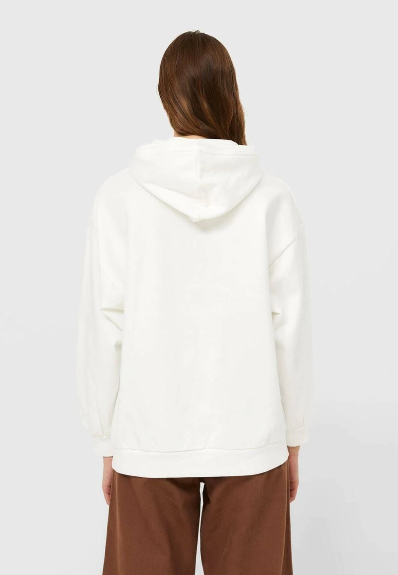 Stradivarius OVERSIZE UNISEX - Sweatshirt - White 3 Stradivarius OVERSIZE UNISEX - Sweatshirt - White – Bild 3