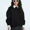 Stradivarius BASIC - Sweatshirt - Black