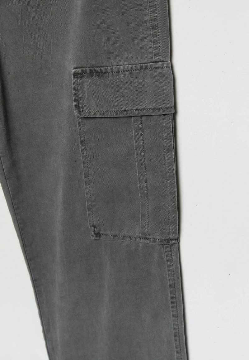 Stradivarius STRAIGHT FIT - Cargohose - Dark Grey 6 Stradivarius STRAIGHT FIT - Cargohose - Dark Grey – Bild 6