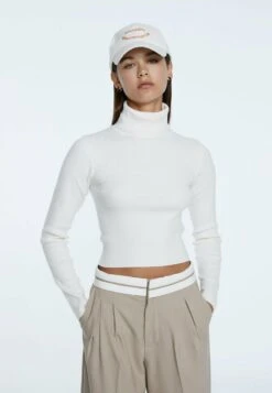 Stradivarius Strickpullover - Offwhite