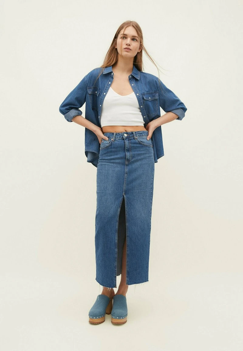 Stradivarius SEAMLESS WITH BLONDE STRAPS - Top - White 2 Stradivarius SEAMLESS WITH BLONDE STRAPS - Top - White – Bild 2