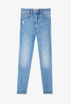 Stradivarius MIT SEHR HOHEM BUND - Jeans Skinny Fit - Light Blue -Stradivarius Deutschland Verkaufs-Shop 6772dbe303694601a53e5dcf667f7aea