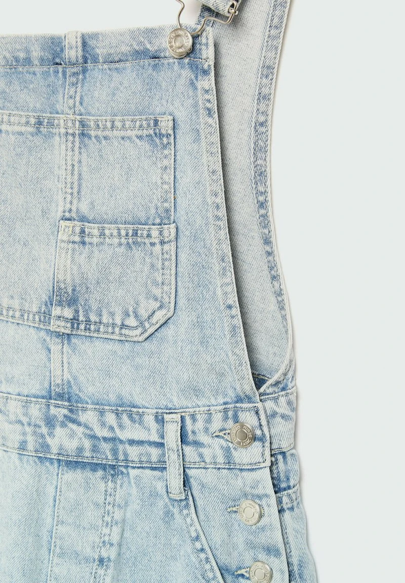 Stradivarius Latzhose - Light Blue 6 Stradivarius Latzhose - Light Blue – Bild 6