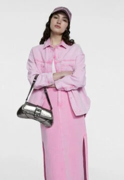 Stradivarius WITH BUCKLE - Handtasche - Grey