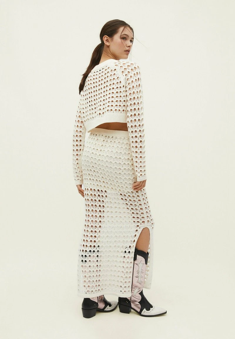 Stradivarius OPEN - Maxirock - Beige 2 Stradivarius OPEN - Maxirock - Beige – Bild 2