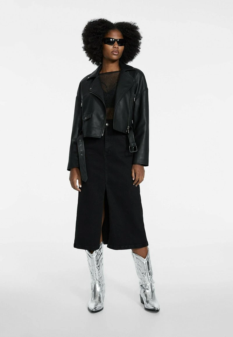 Stradivarius RHINESTONE ENCRUSTED - Bluse - Black 2 Stradivarius RHINESTONE ENCRUSTED - Bluse - Black – Bild 2