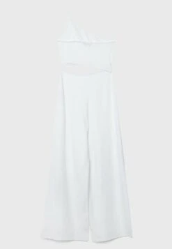 Stradivarius ASYMMETRIC CUT-OUT - Jumpsuit - White -Stradivarius Deutschland Verkaufs-Shop 6b4da4ee73554f4fb00b449588e821c7
