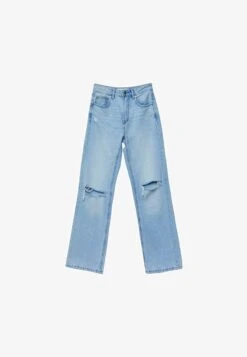 Stradivarius Flared Jeans - Mottled Royal Blue -Stradivarius Deutschland Verkaufs-Shop 6c368f7a486c453996d1f76911895626