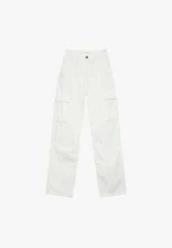 Stradivarius STRAIGHT FIT - Cargohose - Off White 10 Stradivarius STRAIGHT FIT - Cargohose - Off White -Stradivarius Deutschland Verkaufs-Shop 6d5f15a8f118476b8951a9ea96f31193