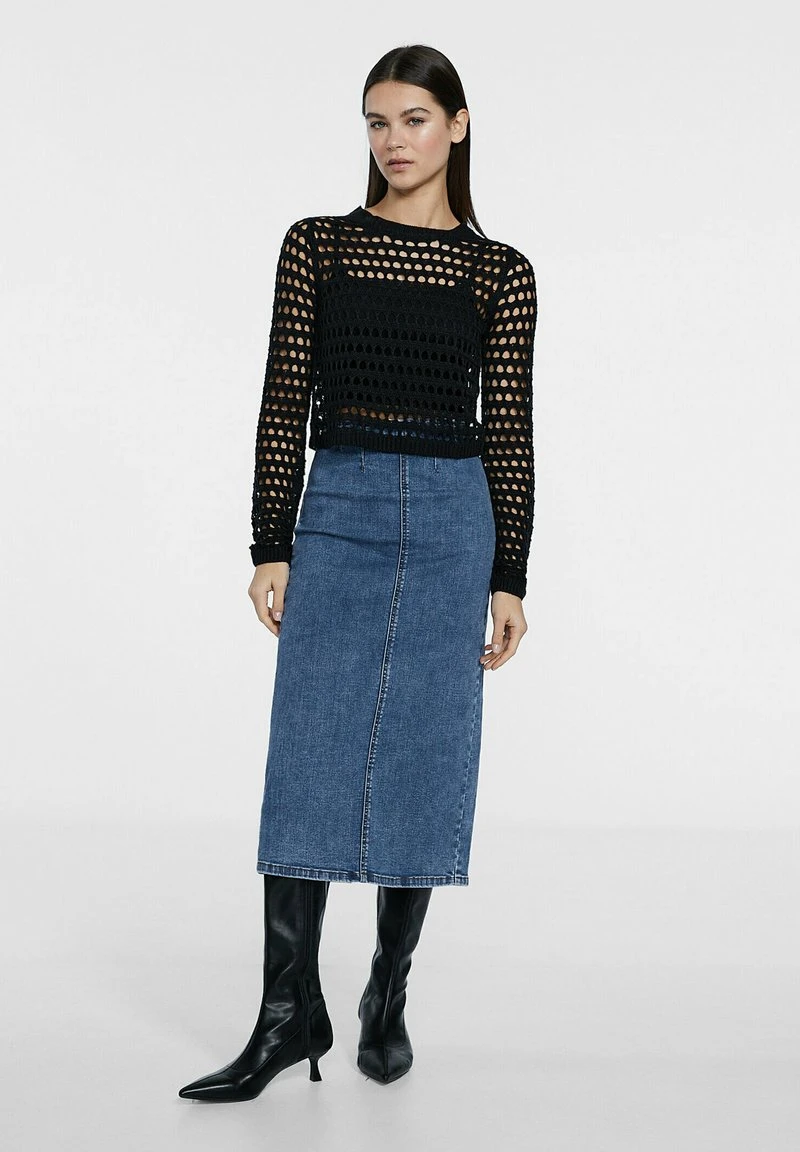 Stradivarius Strickpullover - Black 2 Stradivarius Strickpullover - Black – Bild 2