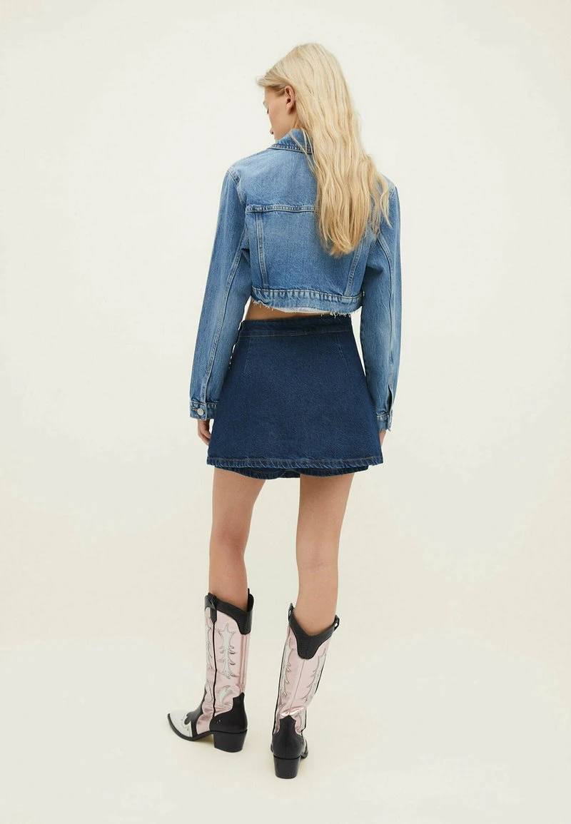 Stradivarius SUPER CROPPED - Jeansjacke - Light Blue 3 Stradivarius SUPER CROPPED - Jeansjacke - Light Blue – Bild 3