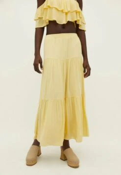 Stradivarius PEASANT - Maxirock - Yellow