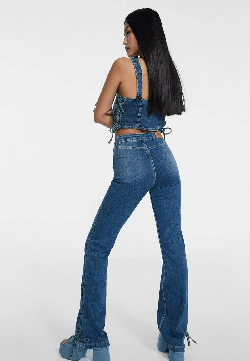 Stradivarius Jeans Bootcut - Stone Blue Denim 3 Stradivarius Jeans Bootcut - Stone Blue Denim – Bild 3