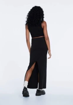 Stradivarius LANGER - Maxirock - Black -Stradivarius Deutschland Verkaufs-Shop 71c88f3bcebe4f379b1a0c26a793ad4c